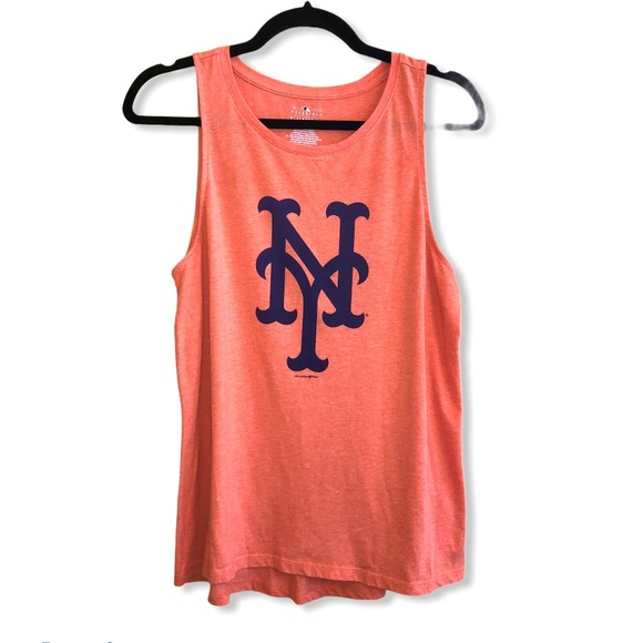 MLB Tops - NY Mets tangerine color tank top